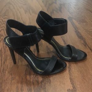 Nine West 4.25” heel black.